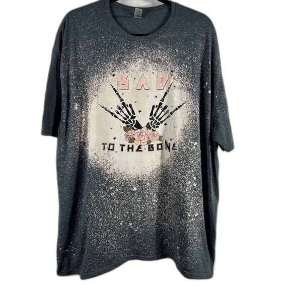 "Bad To The Bone" Graphic Tee 0064 - Picture 1 of 7